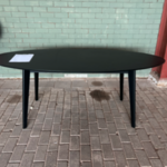 Eettafel Ovaal, Byfonq, Bolt, Zwart